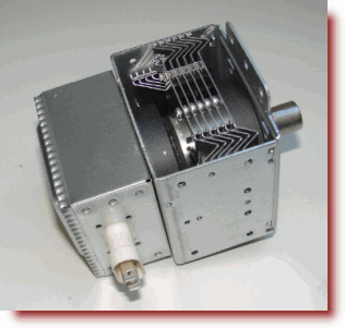 Magnetron eines Mikrowellenherds